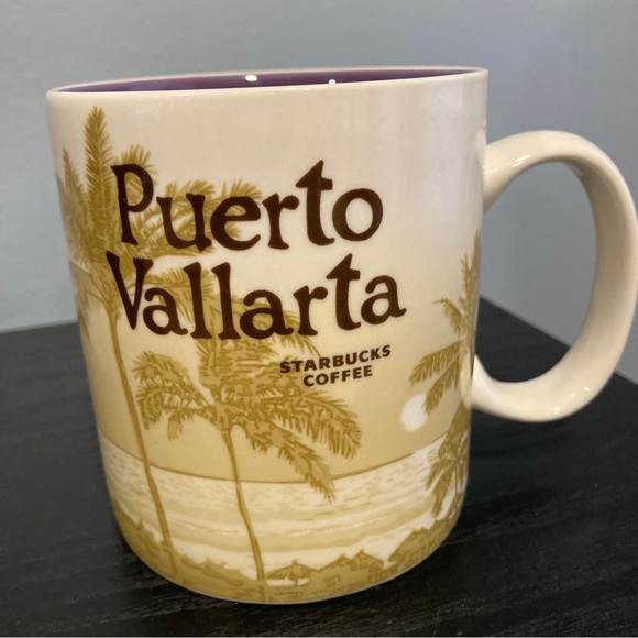 Starbucks PUERTO VALLARTA Mexico City Series 16oz coffee mug Global Icon 2014 - Picture 1 of 9
